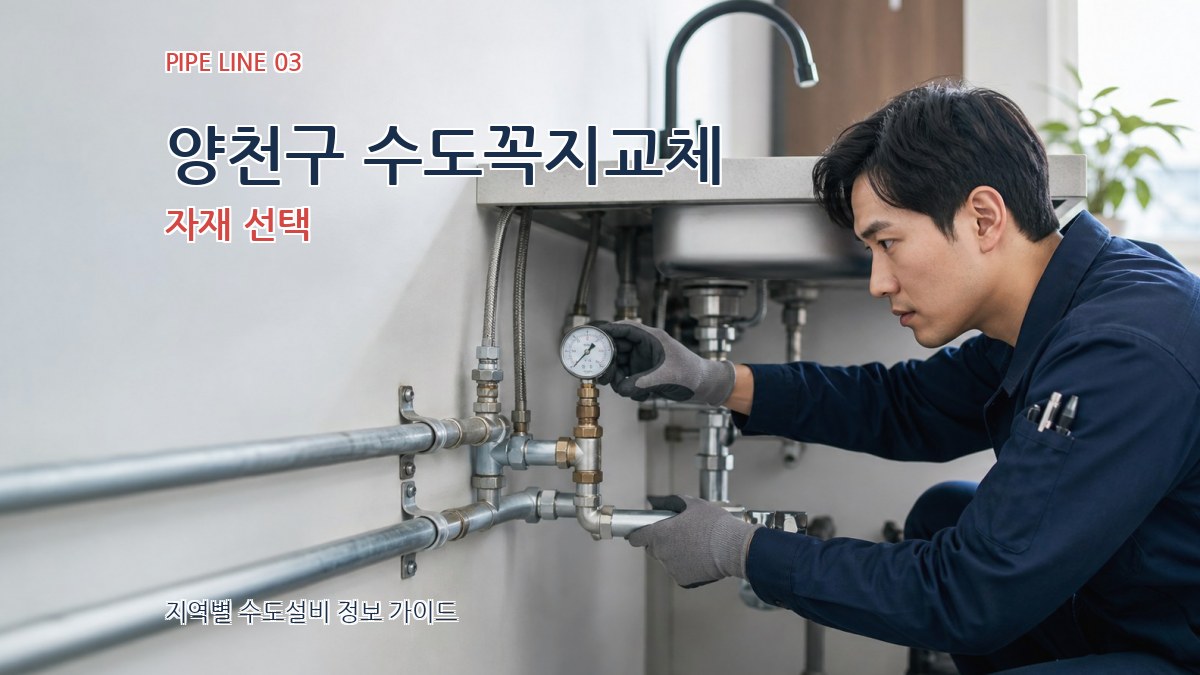 양천구 수도꼭지교체 자재 선택