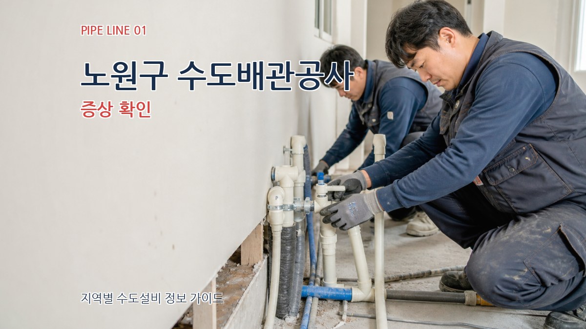 노원구 수도배관공사