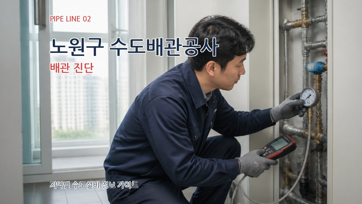 노원구 수도배관공사 배관 진단