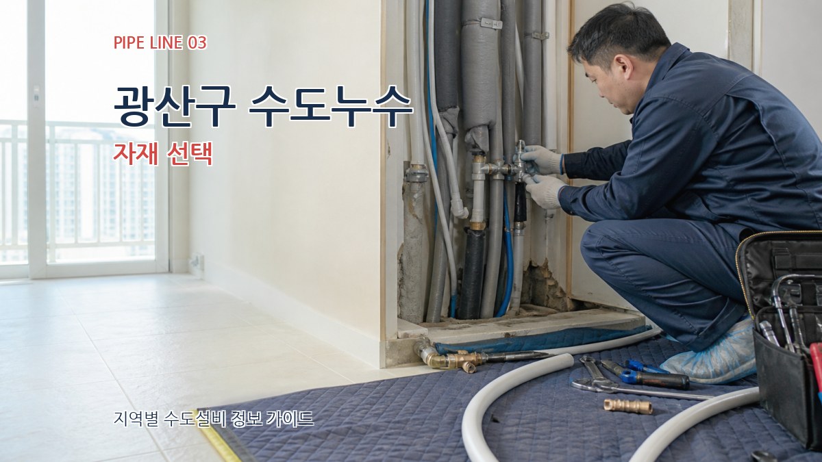 광산구 수도누수 자재 선택