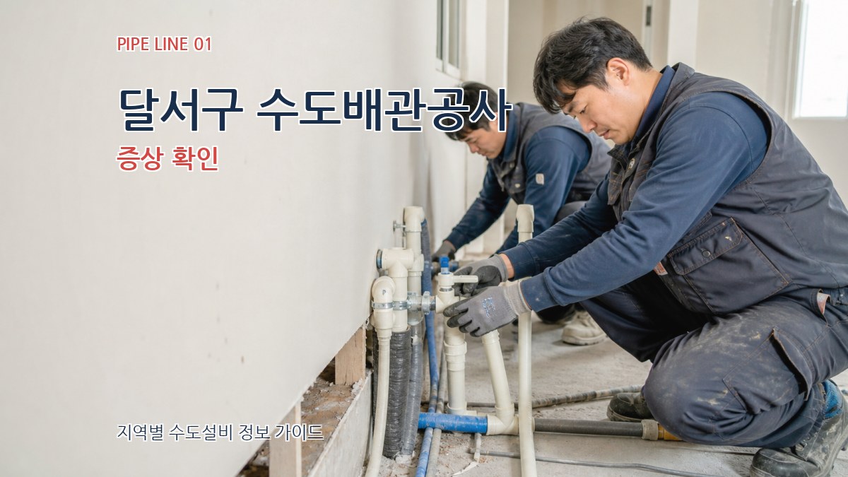 달서구 수도배관공사