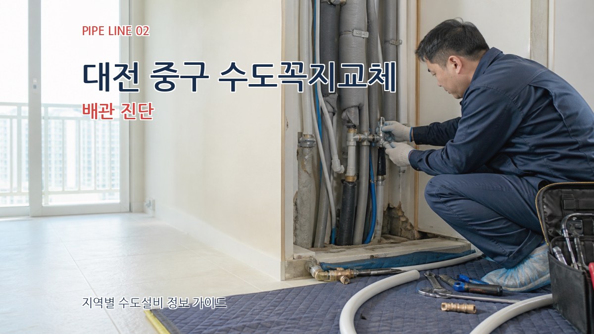 대전 중구 수도꼭지교체 배관 진단