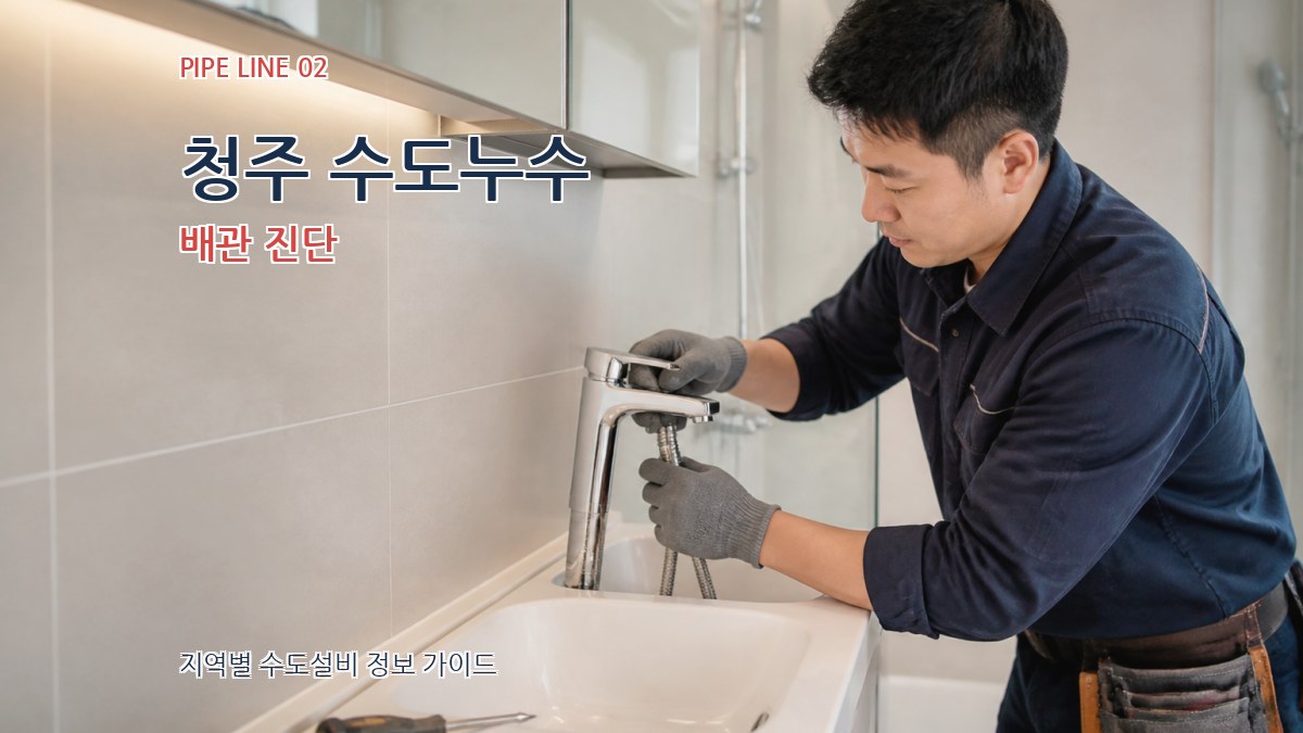 청주 수도누수 배관 진단