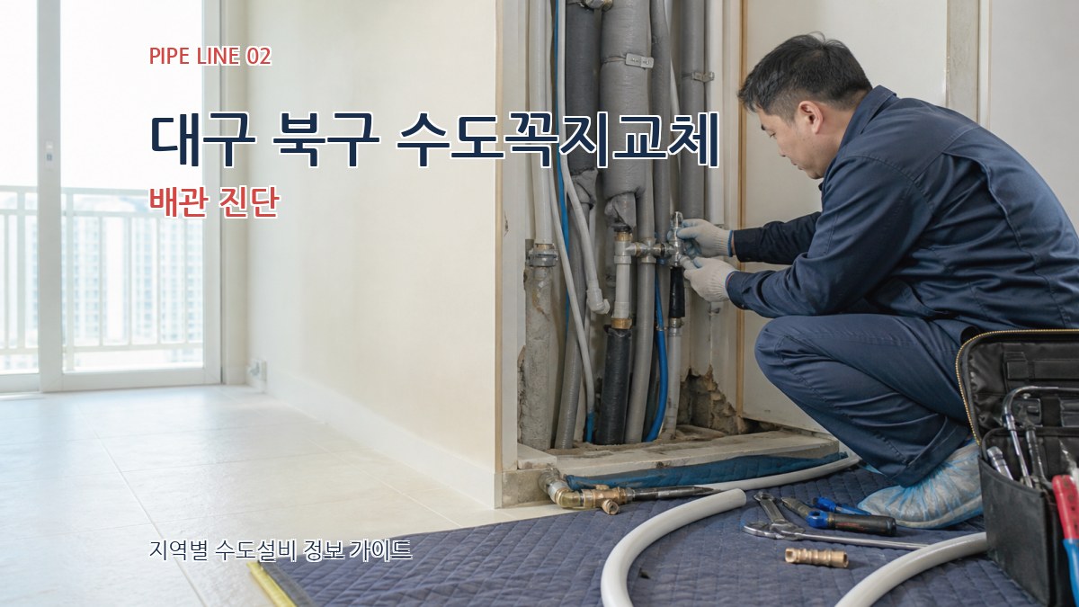 대구 북구 수도꼭지교체 배관 진단