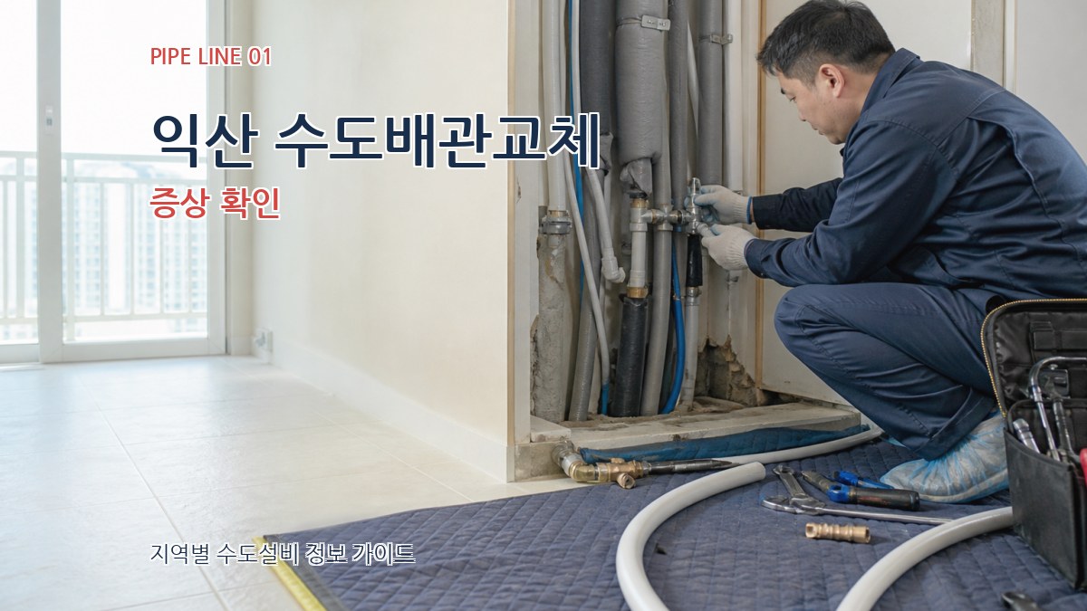 익산 수도배관교체