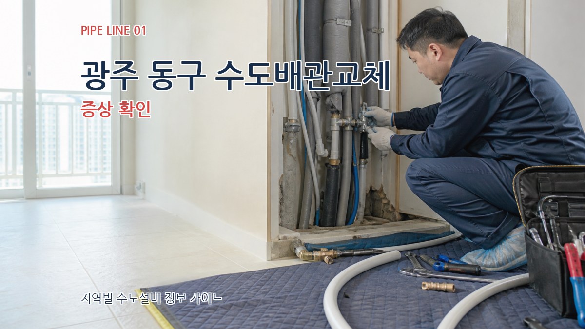 광주 동구 수도배관교체