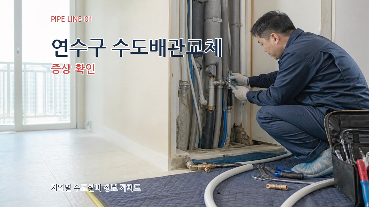 연수구 수도배관교체