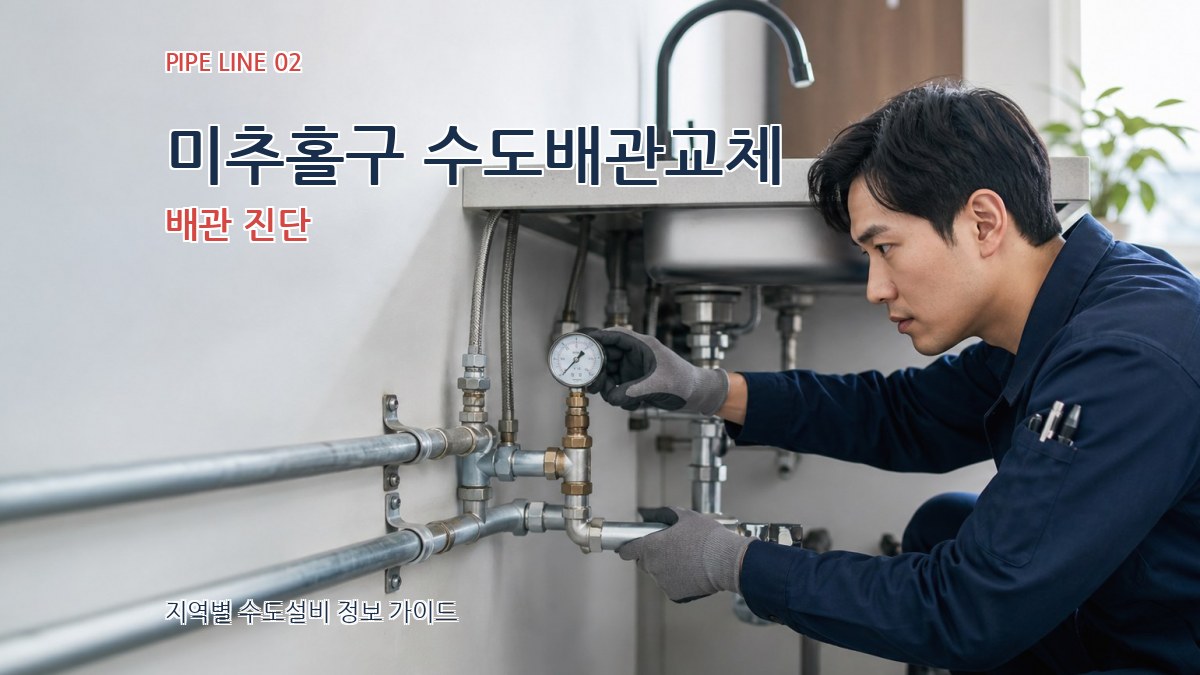 미추홀구 수도배관교체 배관 진단