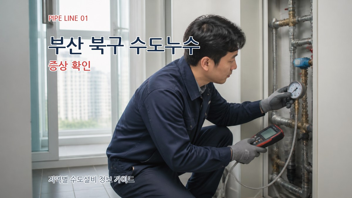 부산 북구 수도누수