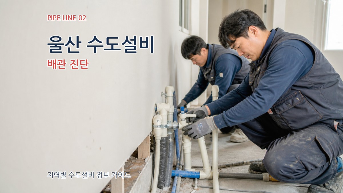 울산 수도설비 배관 진단