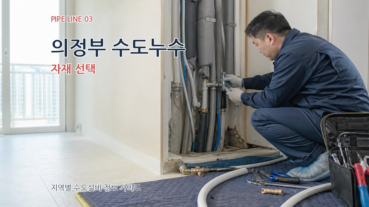의정부 수도누수 자재 선택