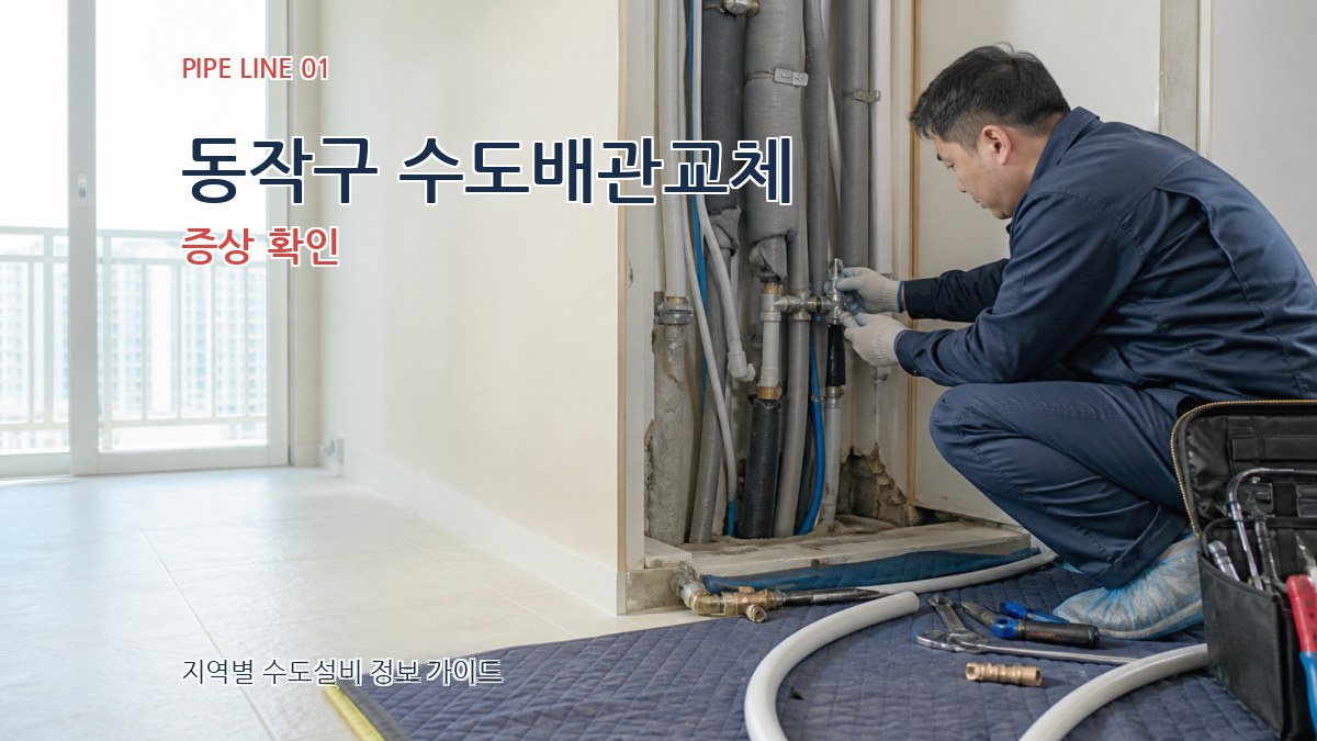 동작구 수도배관교체