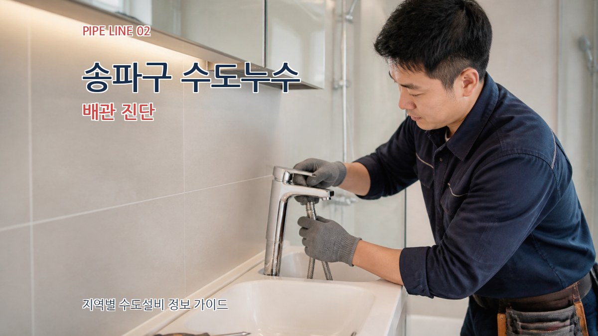 송파구 수도누수 배관 진단
