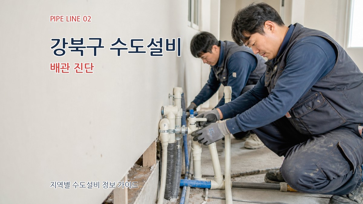 강북구 수도설비 배관 진단
