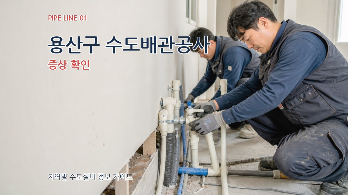용산구 수도배관공사