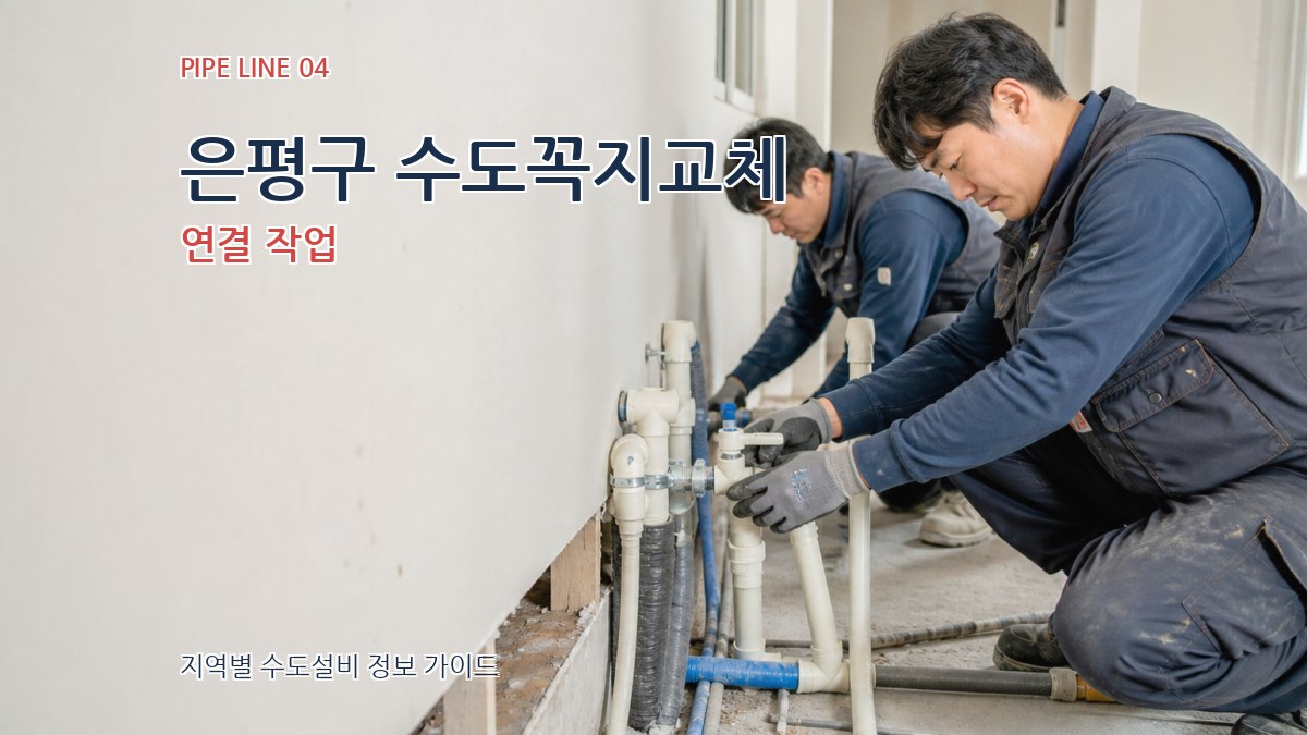 은평구 수도꼭지교체 연결 작업