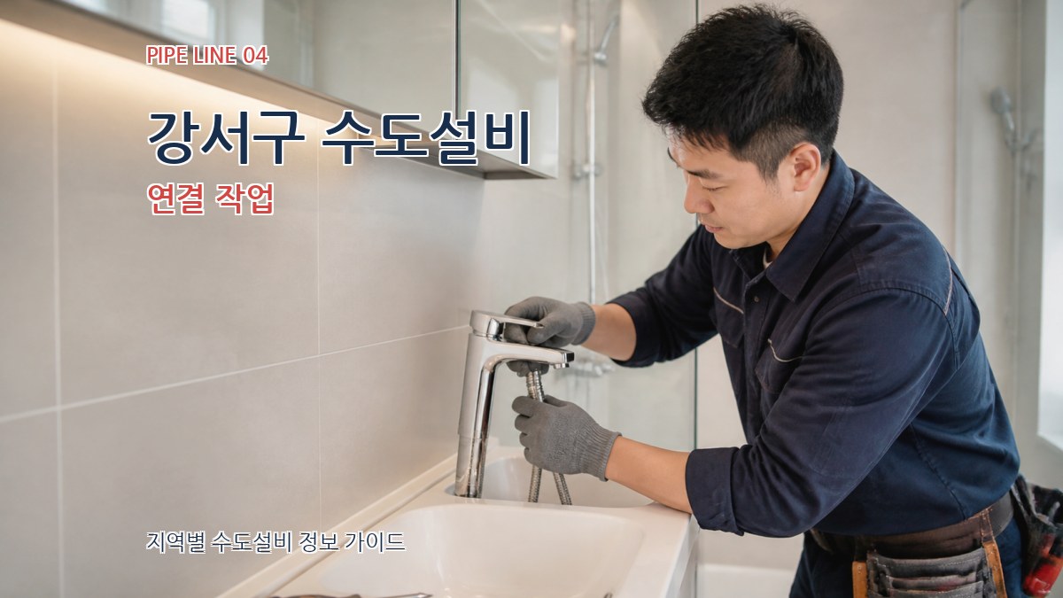 강서구 수도설비 연결 작업