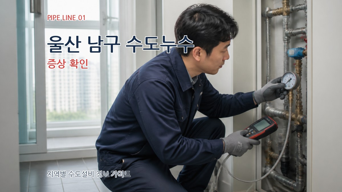 울산 남구 수도누수