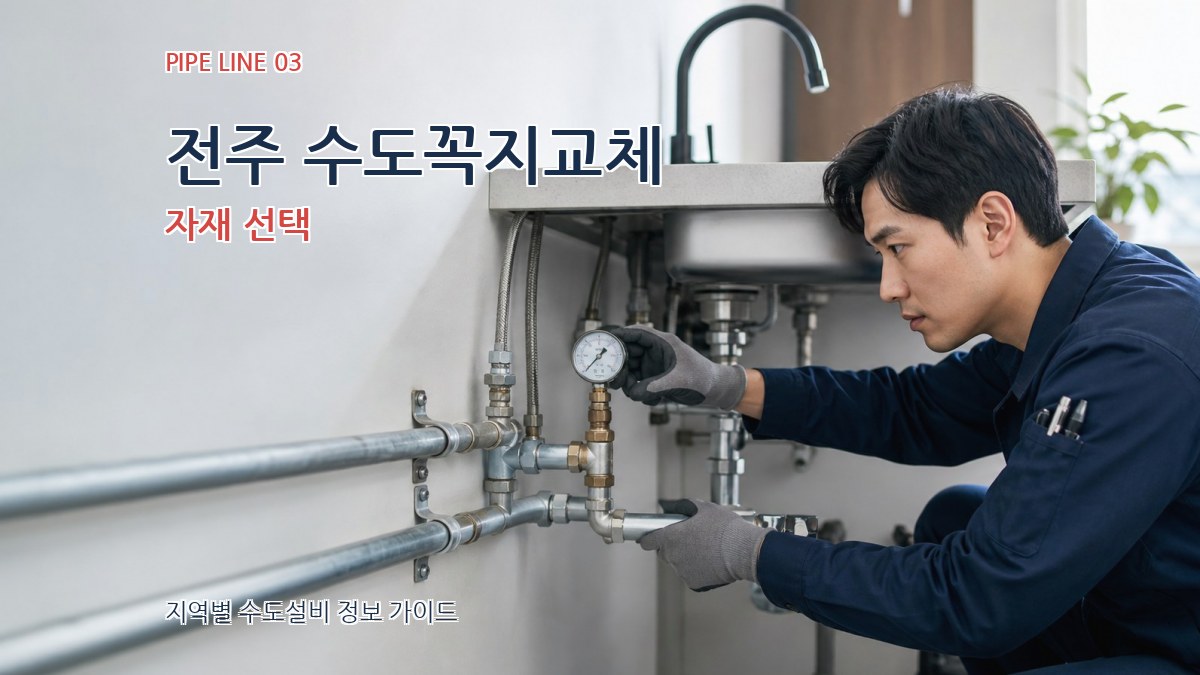 전주 수도꼭지교체 자재 선택