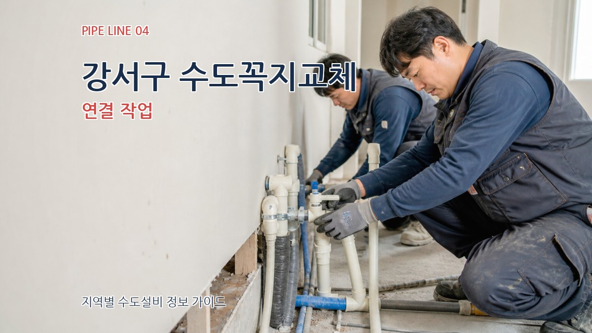 강서구 수도꼭지교체 연결 작업
