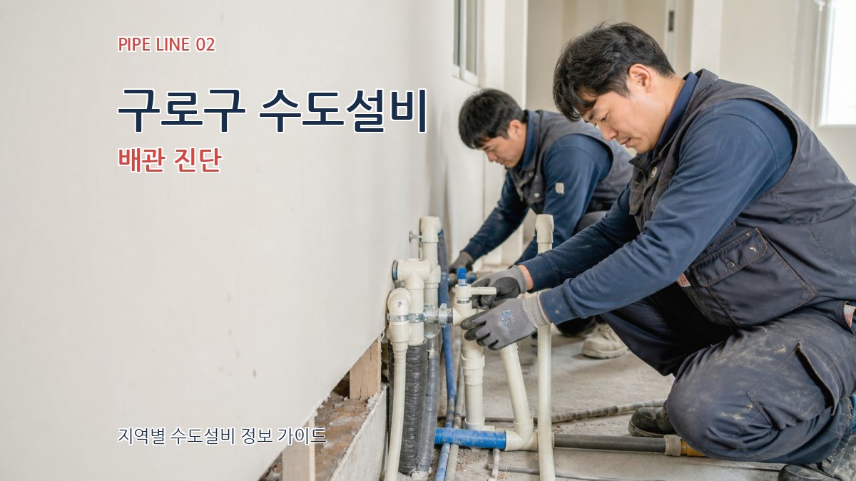 구로구 수도설비 배관 진단