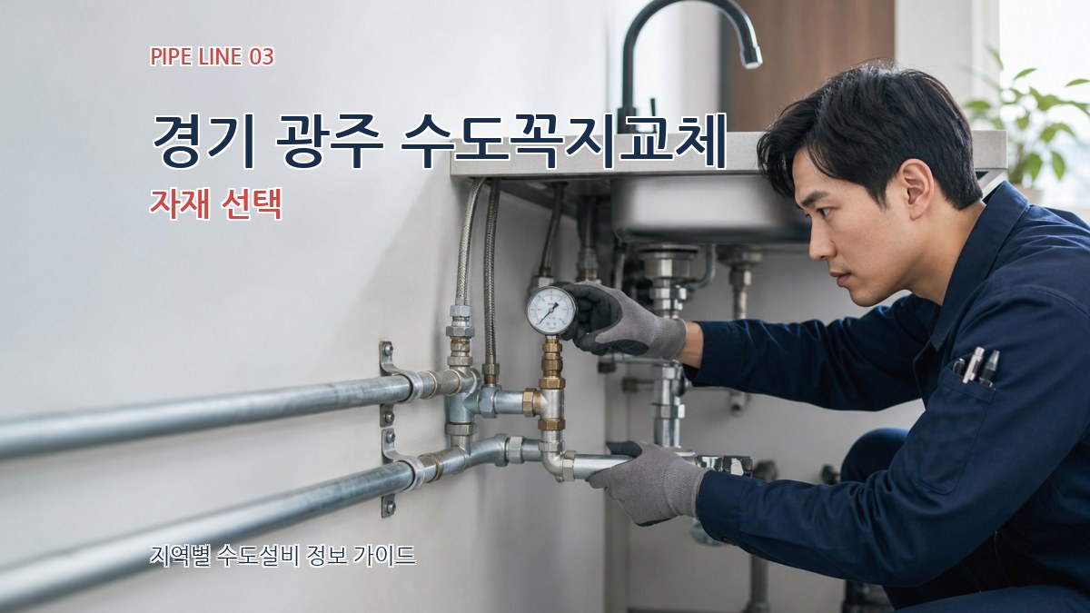 경기 광주 수도꼭지교체 자재 선택