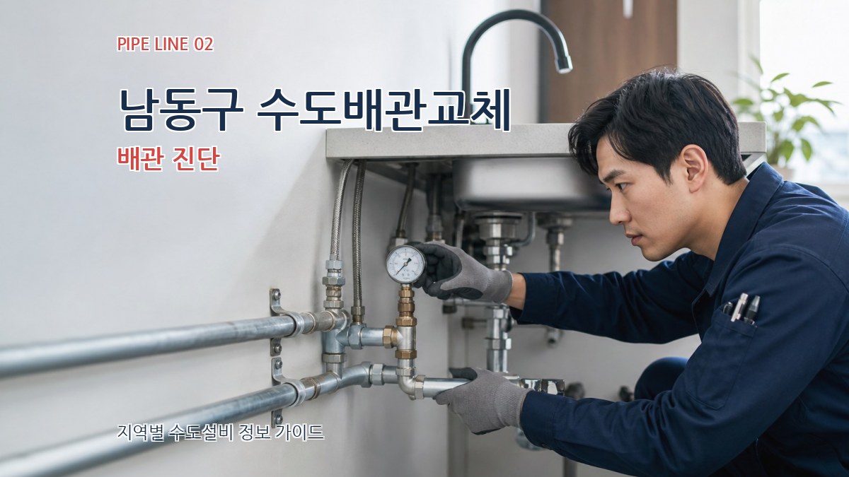 남동구 수도배관교체 배관 진단