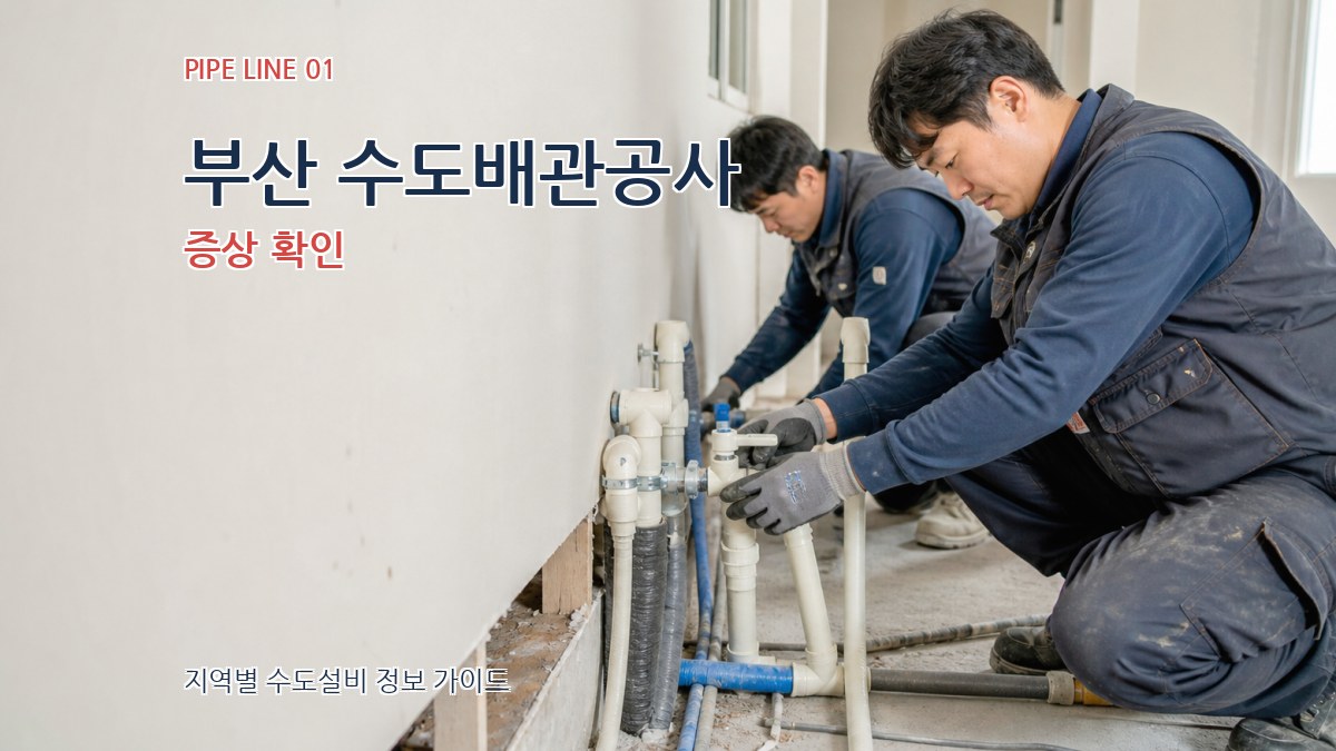 부산 수도배관공사