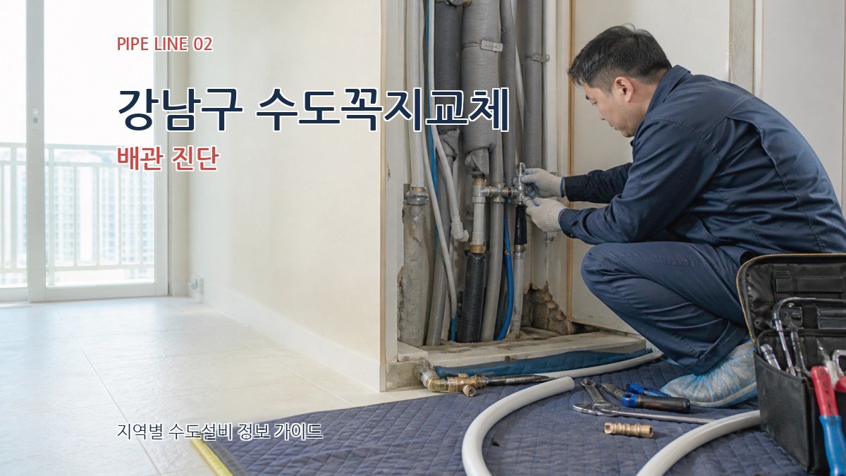강남구 수도꼭지교체 배관 진단