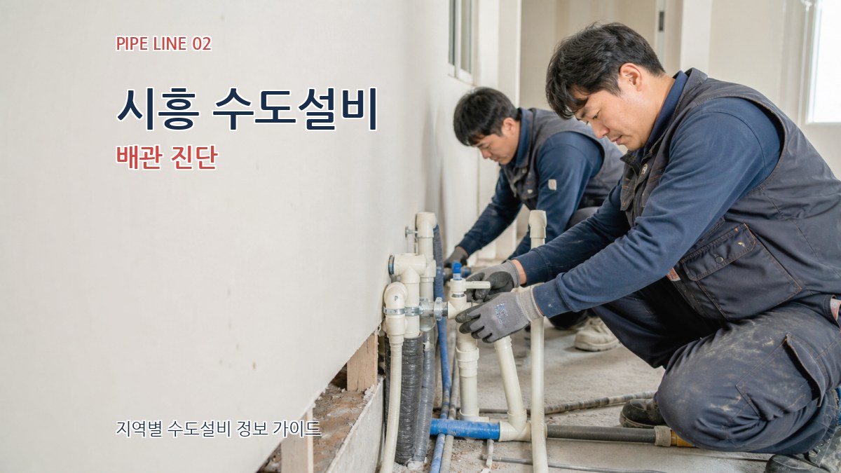 시흥 수도설비 배관 진단