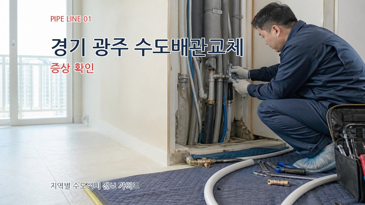 경기 광주 수도배관교체