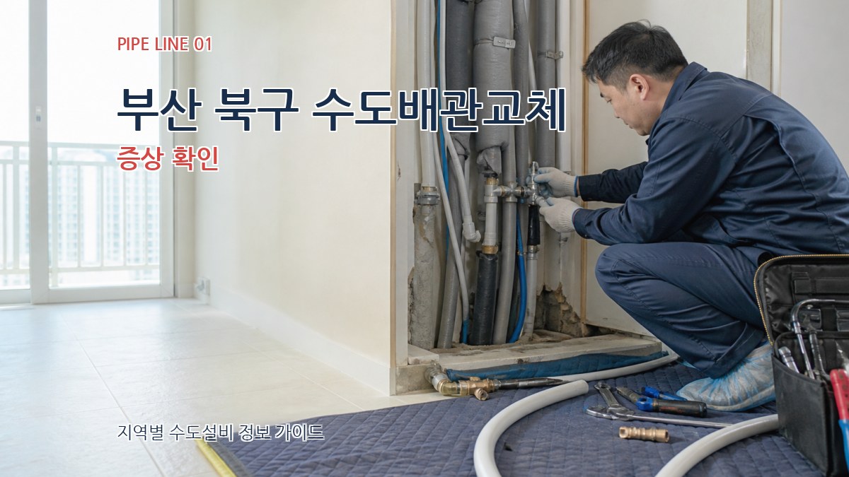 부산 북구 수도배관교체