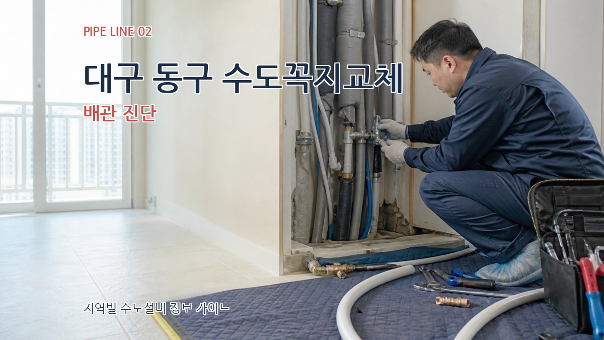 대구 동구 수도꼭지교체 배관 진단