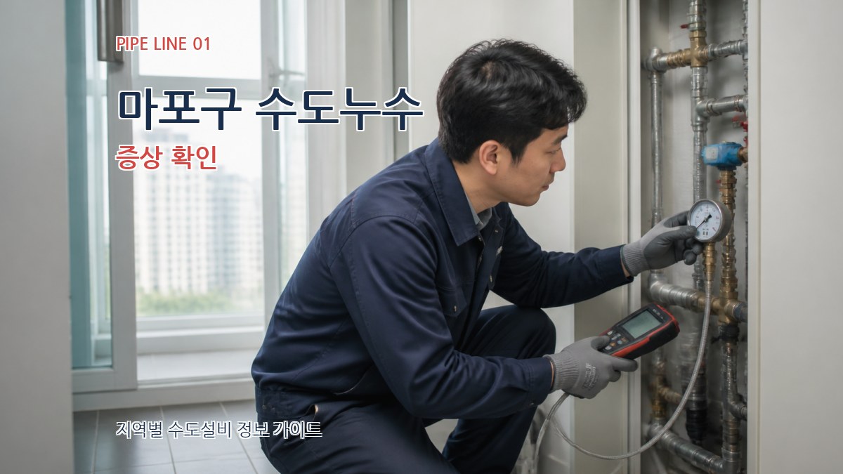마포구 수도누수