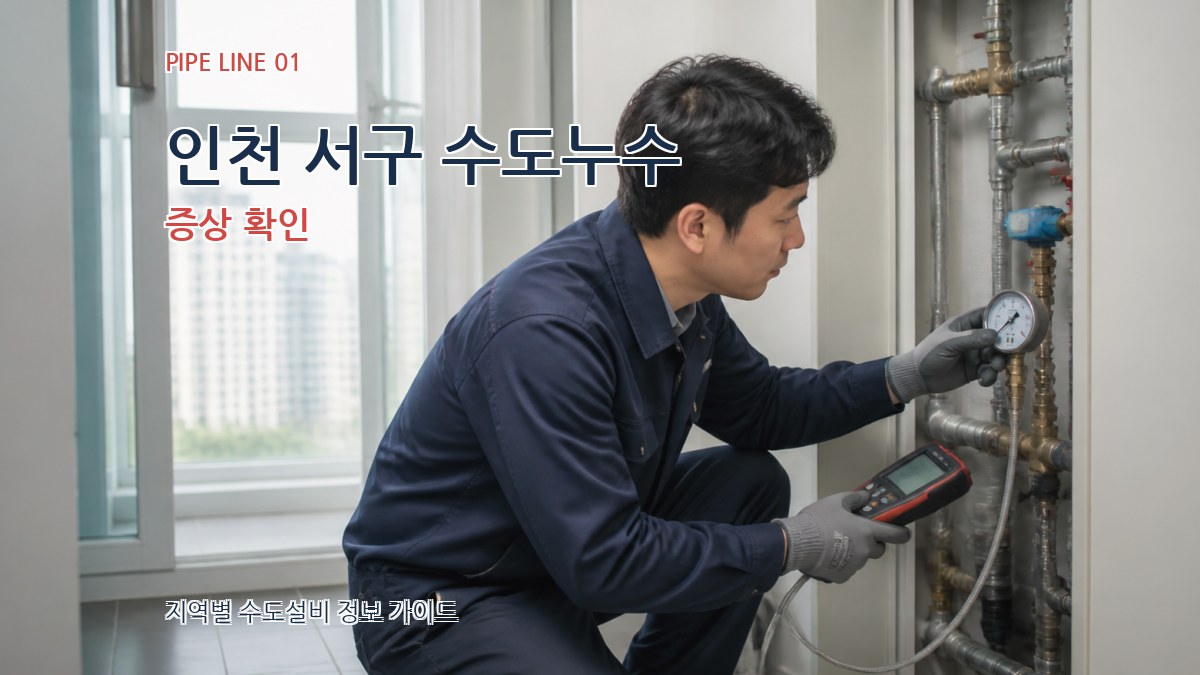 인천 서구 수도누수