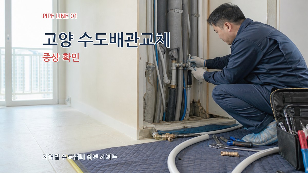 고양 수도배관교체
