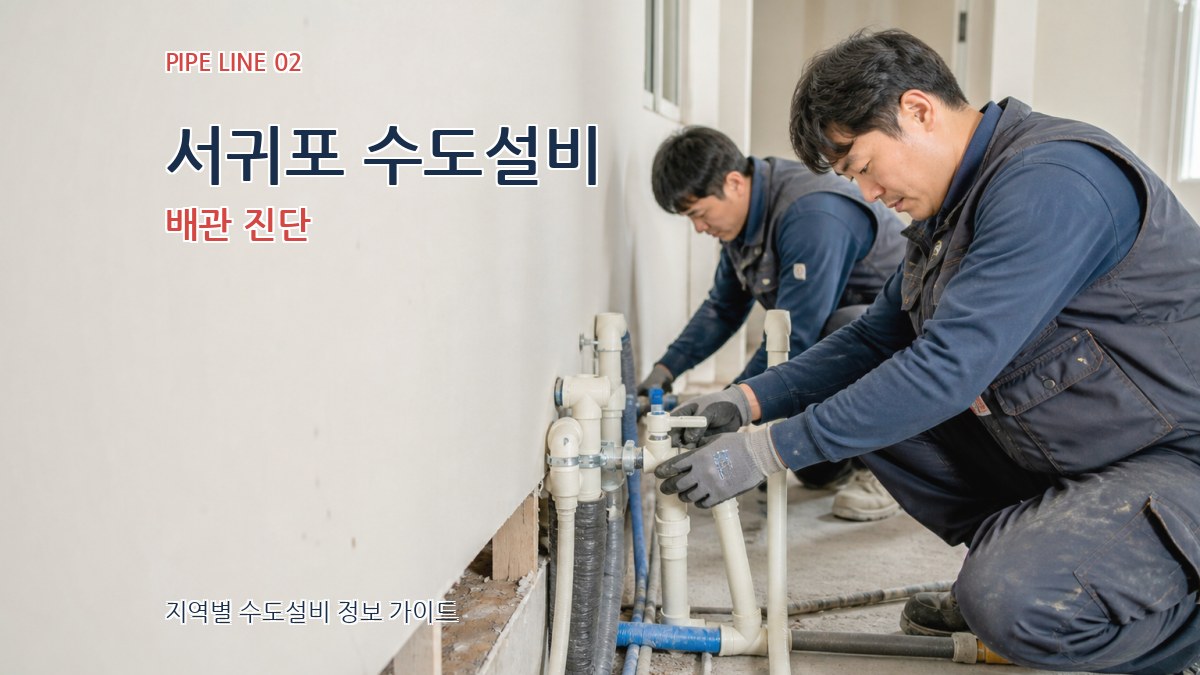 서귀포 수도설비 배관 진단