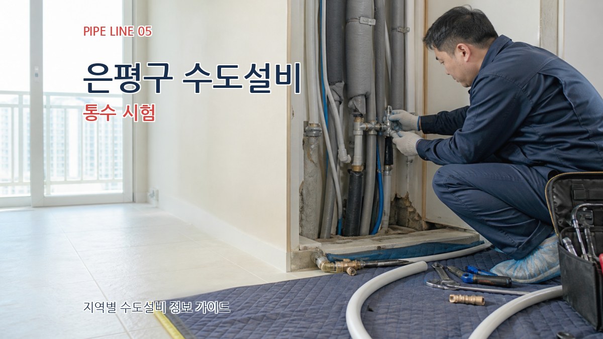 은평구 수도설비 통수 시험