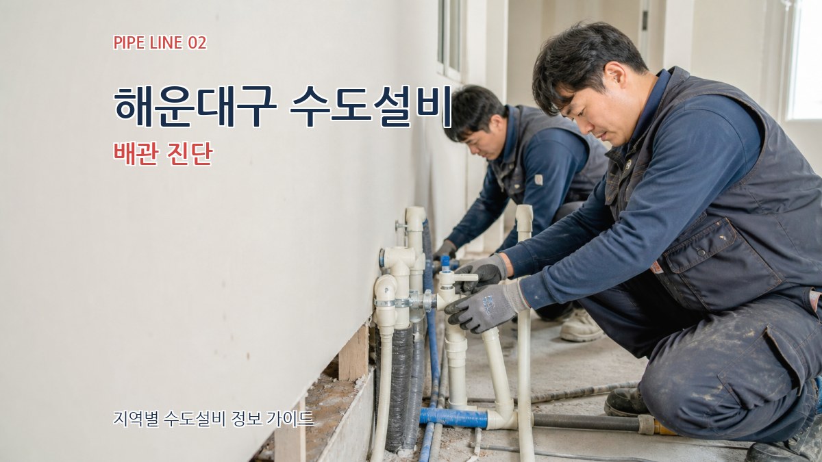 해운대구 수도설비 배관 진단