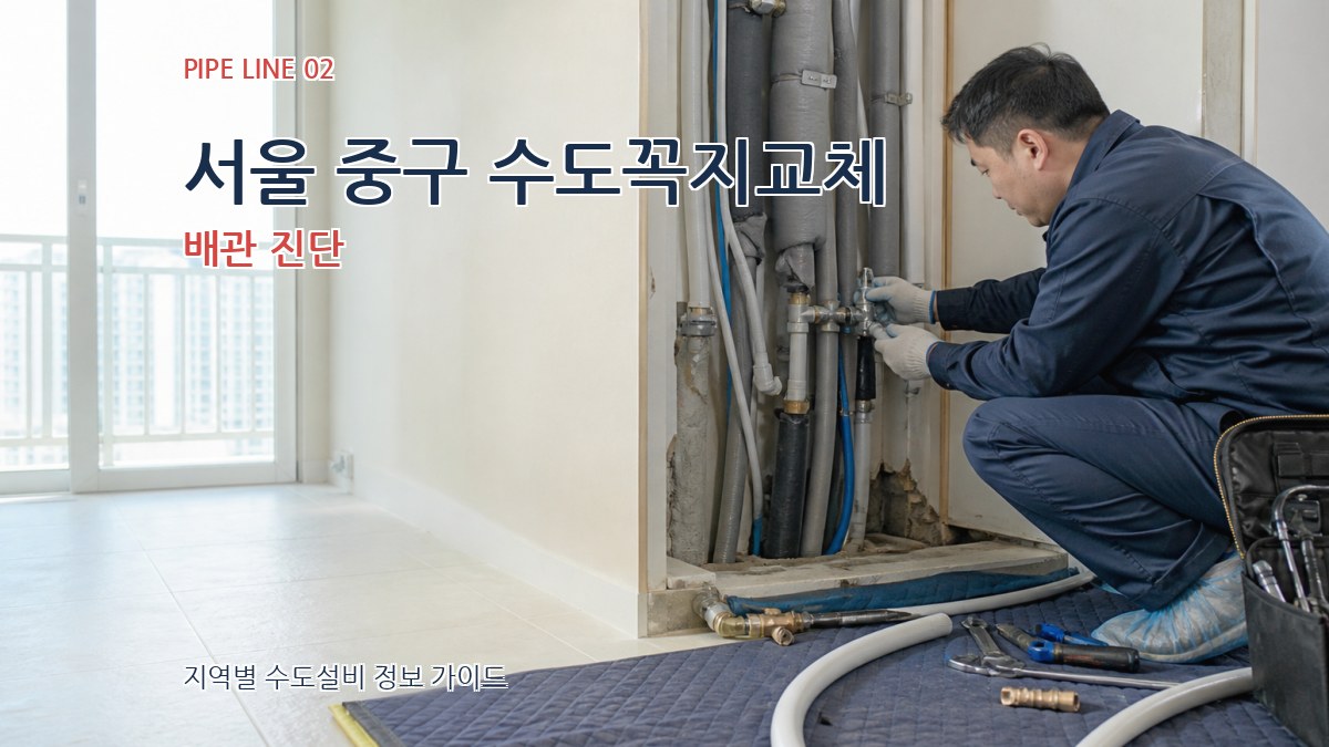 서울 중구 수도꼭지교체 배관 진단