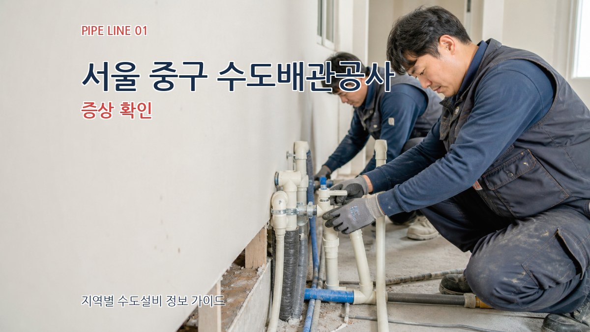 서울 중구 수도배관공사