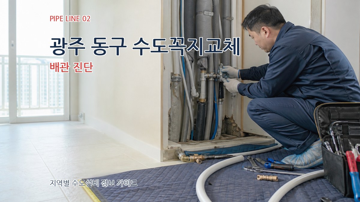 광주 동구 수도꼭지교체 배관 진단