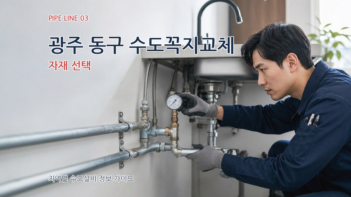 광주 동구 수도꼭지교체 자재 선택