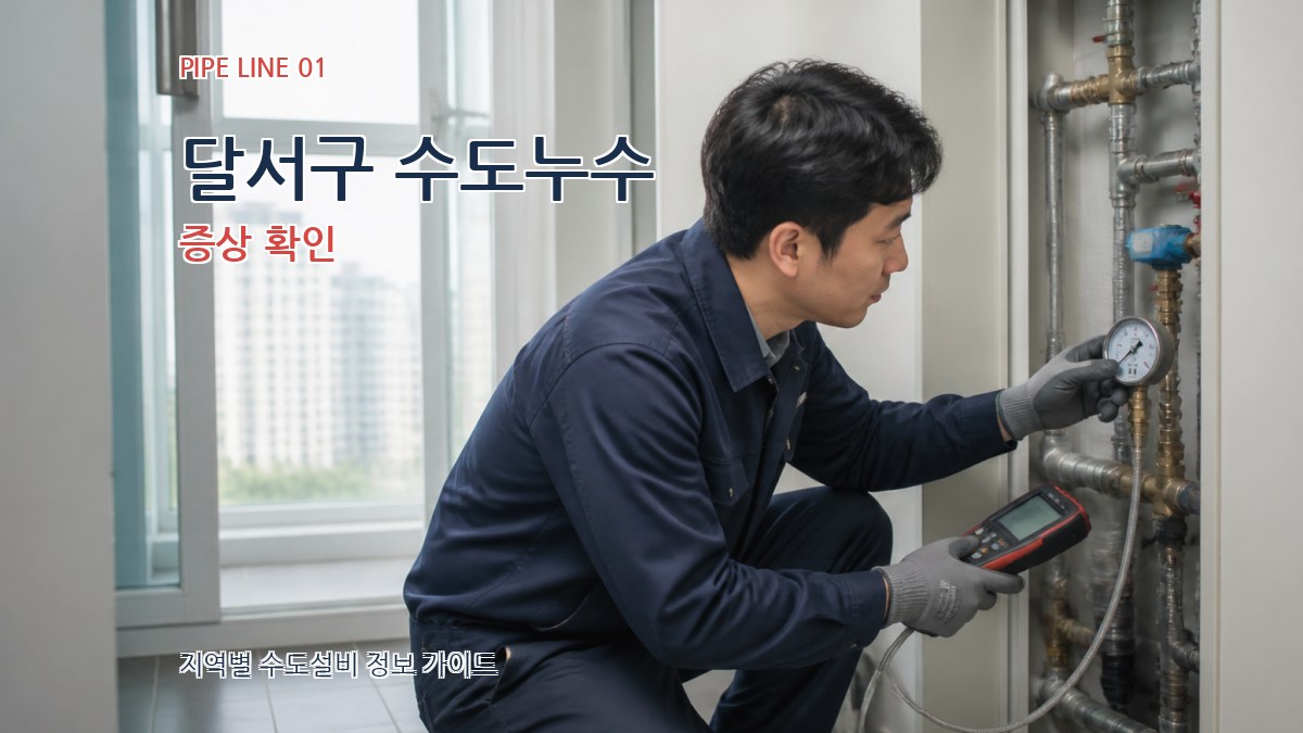 달서구 수도누수