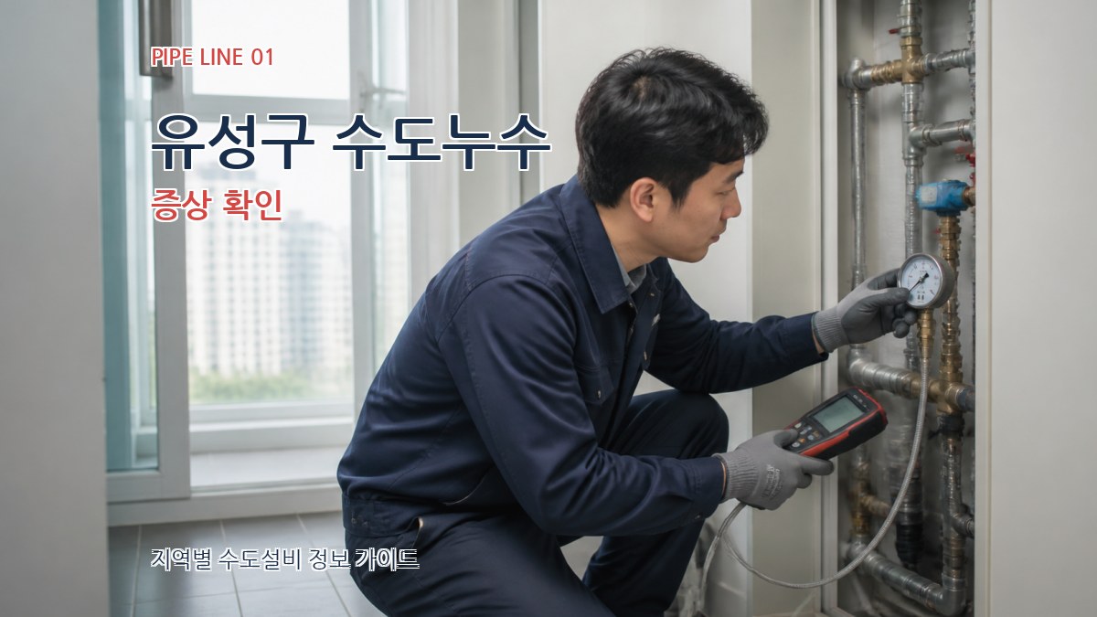 유성구 수도누수