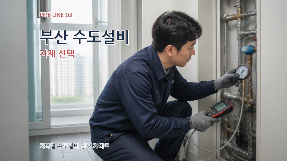 부산 수도설비 자재 선택