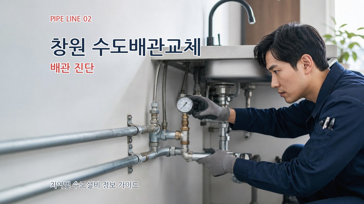 창원 수도배관교체 배관 진단