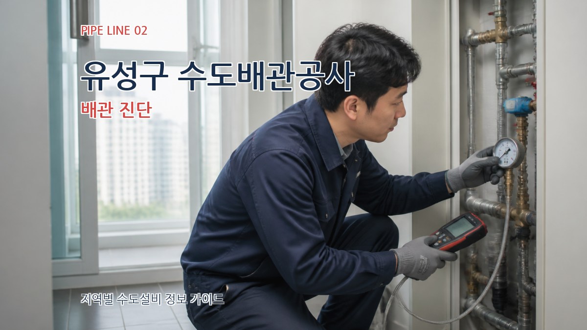유성구 수도배관공사 배관 진단