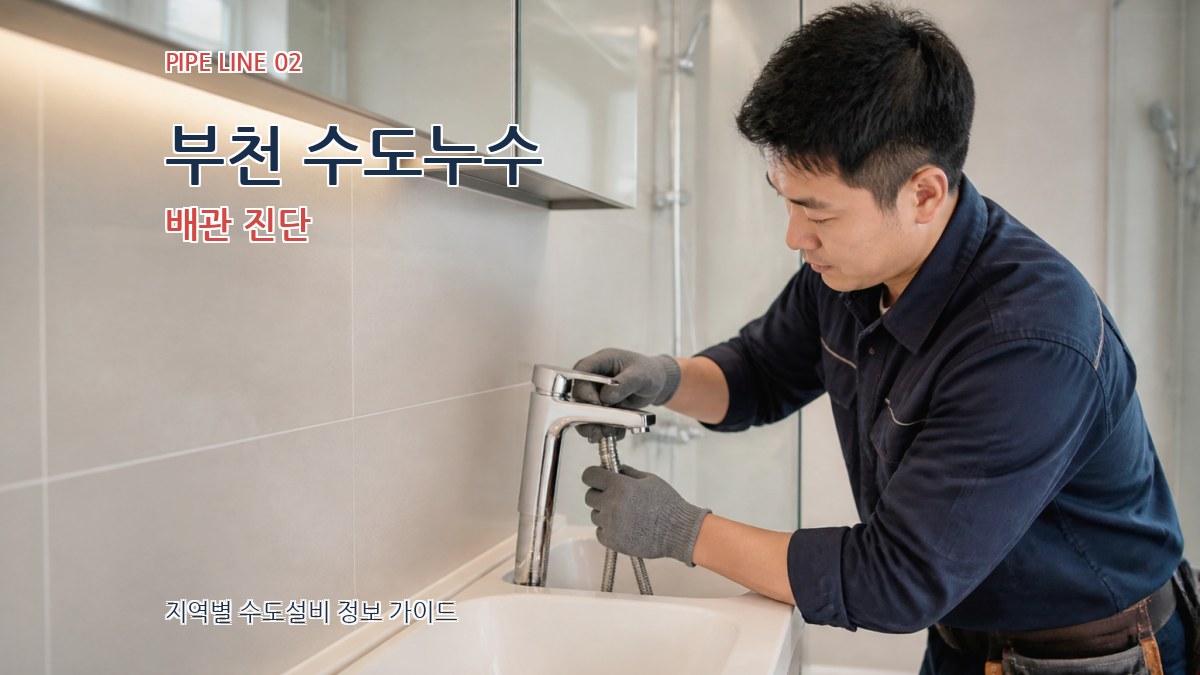 부천 수도누수 배관 진단