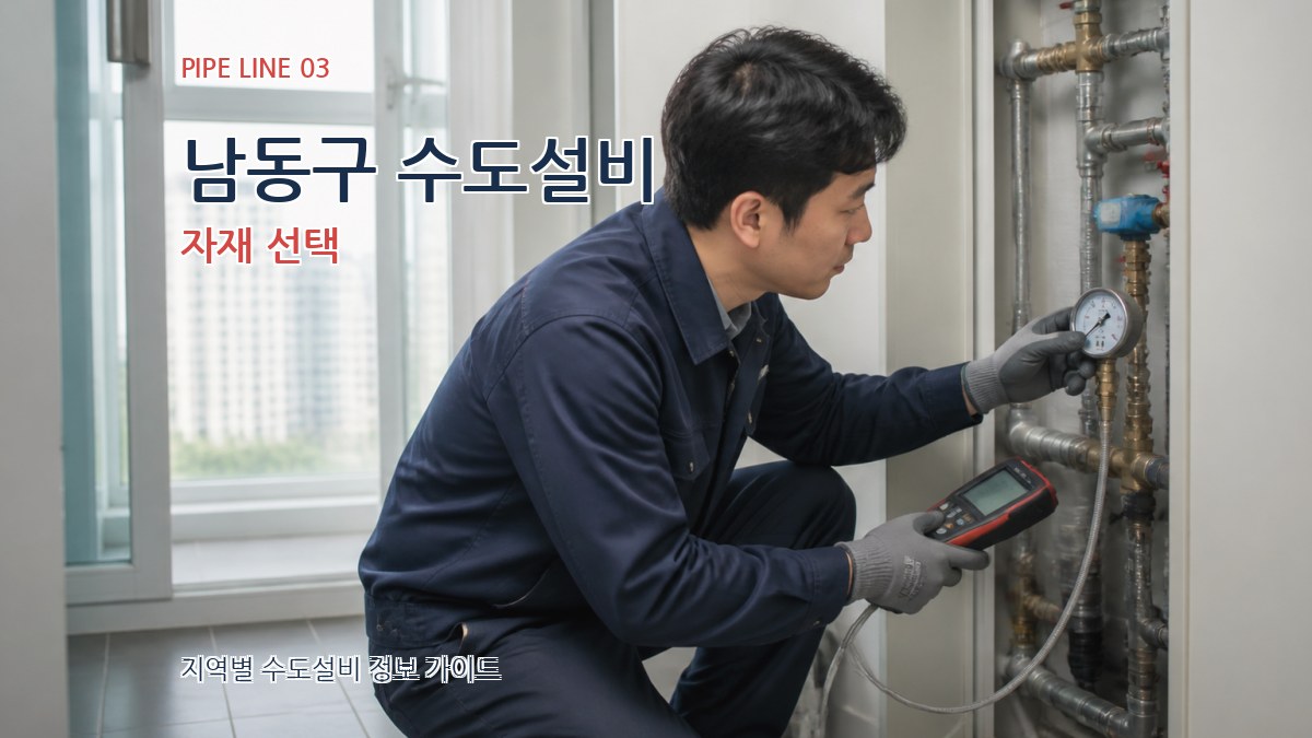 남동구 수도설비 자재 선택